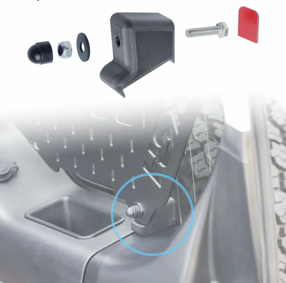 ランドローバー ディフェンダー110 90 130 ラゲッジルーム アウトドア メッシュモール モールパネル アウトドアギア リアガラス リアドアメッシュパネル