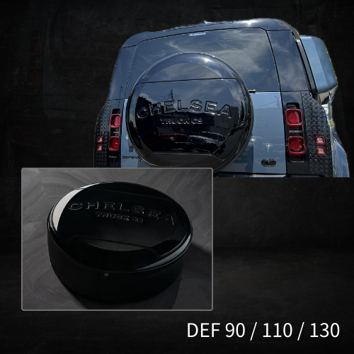 新型ディフェンダー L663 スペアタイヤカバー チェルシーハードタイヤカバー CHELSEA TRUCK COMPANY SPARE WHEEL  COVER DEFENDER – TREEY LAND