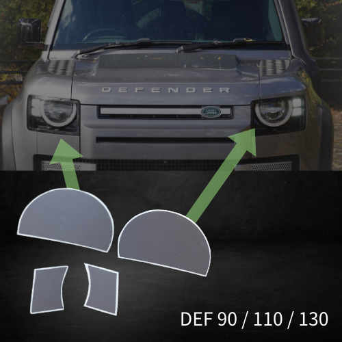 プロテクションフィルム ヘッドライト用