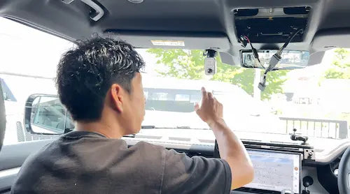 ディフェンダー110 90 130 ドラレコ 駐車録画カメラ フロント配線キット