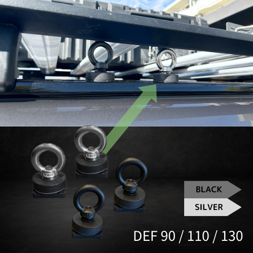 ディフェンダー　ルーフレールリング 新型ディフェンダー110 90 130 L663 キャンプ タープ固定 ルーフレール