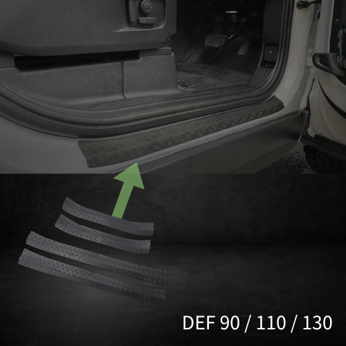 ディフェンダー ステップ 傷防止 スカッフプレート サイドステップ 110 90 130