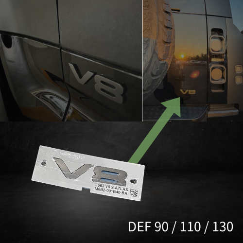 純正V8バッチ