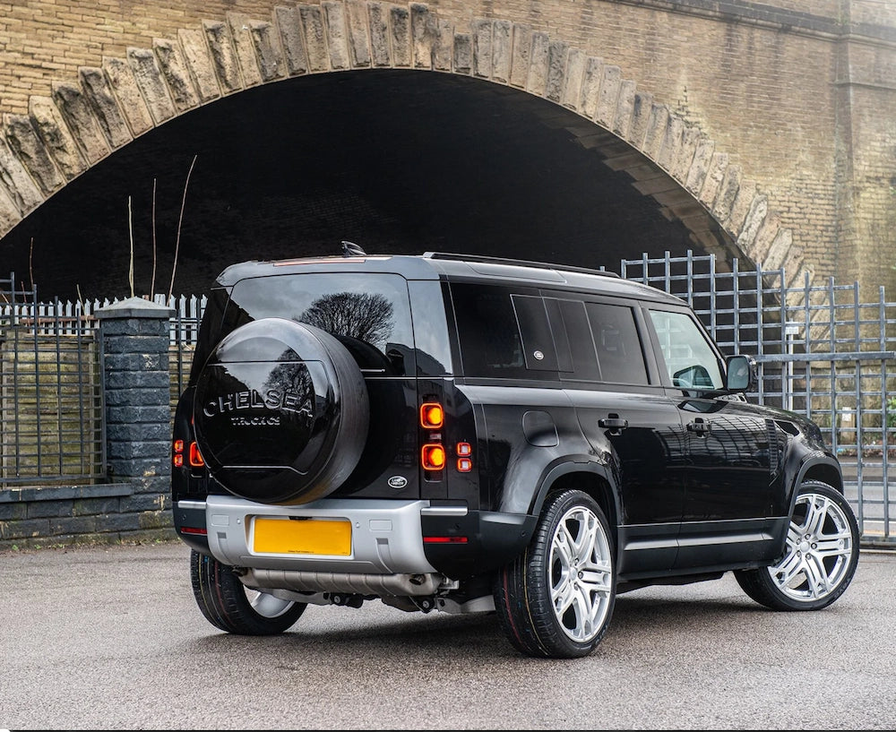 新型ディフェンダー ディフェンダー110 90 130 L663 スペアタイヤカバー チェルシーハードタイヤカバー CHELSEA TRUCK COMPANY SPARE WHEEL COVER DEFENDER KAHN