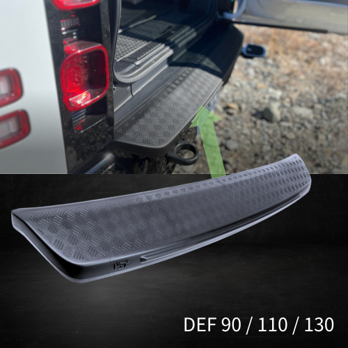 新型ディフェンダー110 90 130 L663 リアバンパーガード プロテクター チェッカープレートカスタムパーツ LAND ROVER DEFENDER 