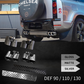 新型ディフェンダー 110 90 130 L663 マフラーカッター ガソリン DEFENDER カスタム 4本出しマフラー V8