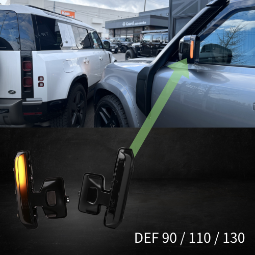 新型ディフェンダー ディフェンダー110 90 130 L663 シーケンシャル 流れるウィンカー LED DEFENDER