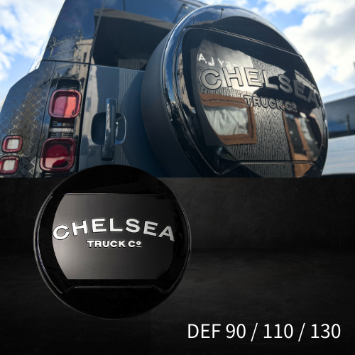  新型ディフェンダー ディフェンダー110 90 130 L663 スペアタイヤカバー チェルシーハードタイヤカバー CHELSEA TRUCK COMPANY SPARE WHEEL COVER DEFENDER KAHN