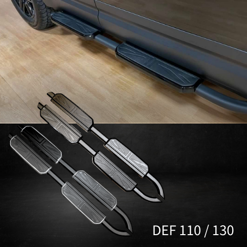 ディフェンダー110 130 サイドステップ 固定サイドステップ 電動サイドステップ ユニオンジャック ディフェンダー130 