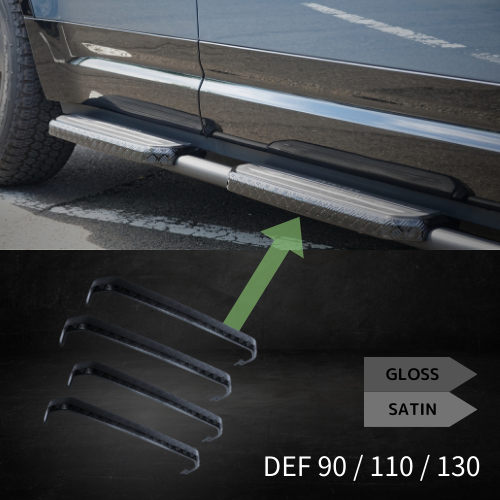 新型ディフェンダー110 90 130 L663 サイドステップ ステップガード DEFENDER 塗装