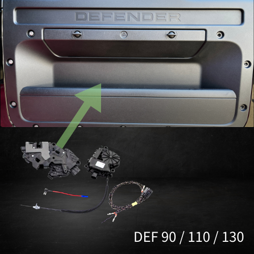 新型ディフェンダー ディフェンダー110 90 130 カスタム 省かれたパーツ リアゲートソフトクロージャー アウトドア キャンプ L663 Reargate soft closer tailgate DEFENDER