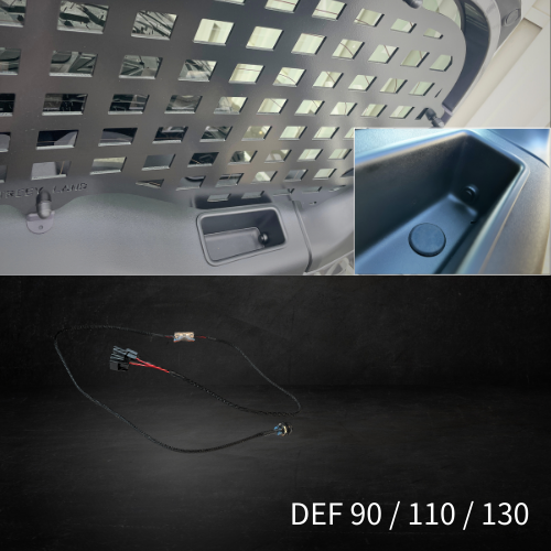 新型ディフェンダー ディフェンダー110 90 130 L663 リアゲートスイッチ 内側からドア開閉 アウトドア キャンプ 車中泊 必須アイテム