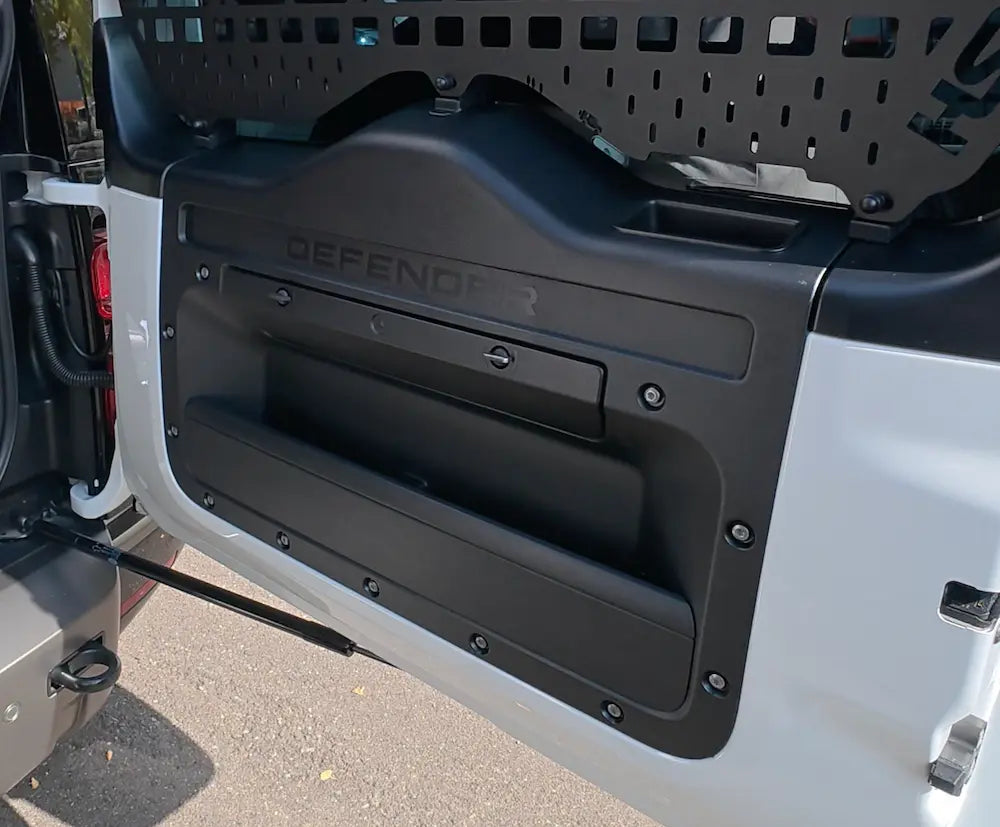ディフェンダー110 90 130 リアドアガード ラゲッジラック ラゲッジパネル 収納 傷防止 
