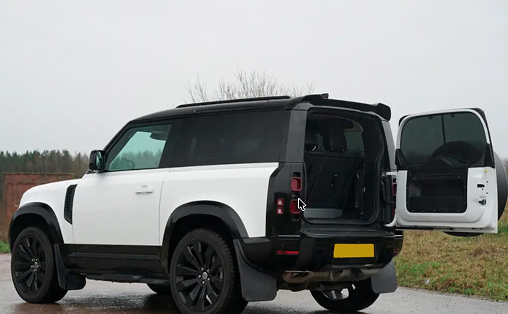 ランドローバー ディフェンダー サンシェード プライバシー フィルム アウトドア キャンプ 目隠し LANDROVER  DEFENDER90