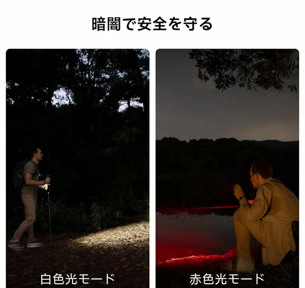 OLIGHT Oclip Pro 500ルーメン 多機能クリップライト キャンプ・アウトドア・車載用