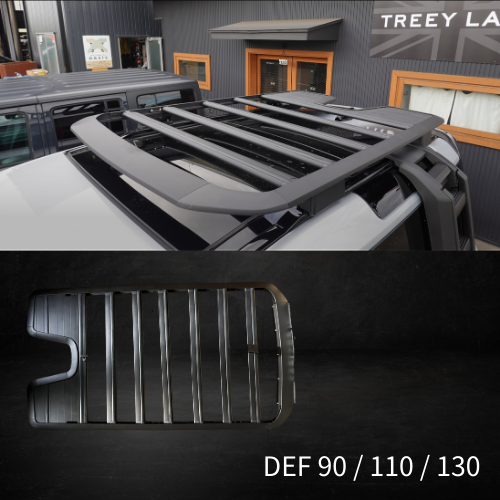新型ディフェンダー110 90 130 ディフェンダ− L663 ルーフキャリア ルーフラック ブラック  DEFENDER
