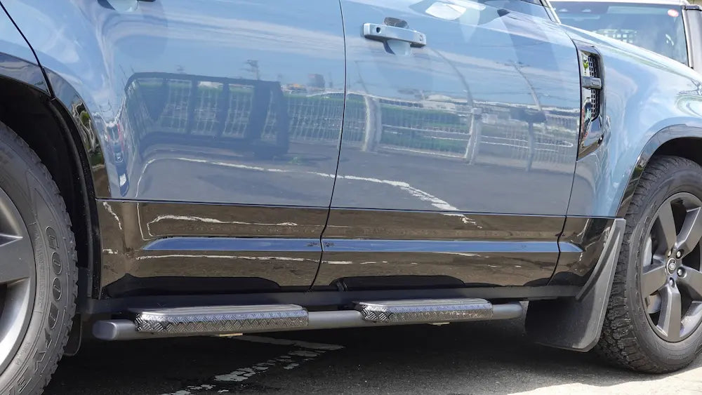 新型ディフェンダー110 90 130 L663 サイドステップ ステップガード