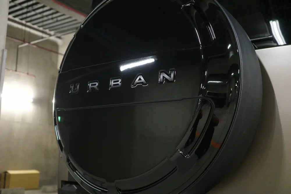 ランドローバー110 90 130 ディフェンダー DEFENDER URBAN スペアタイヤカバー スペアホイールカバー ハードカバー カスタムパーツ