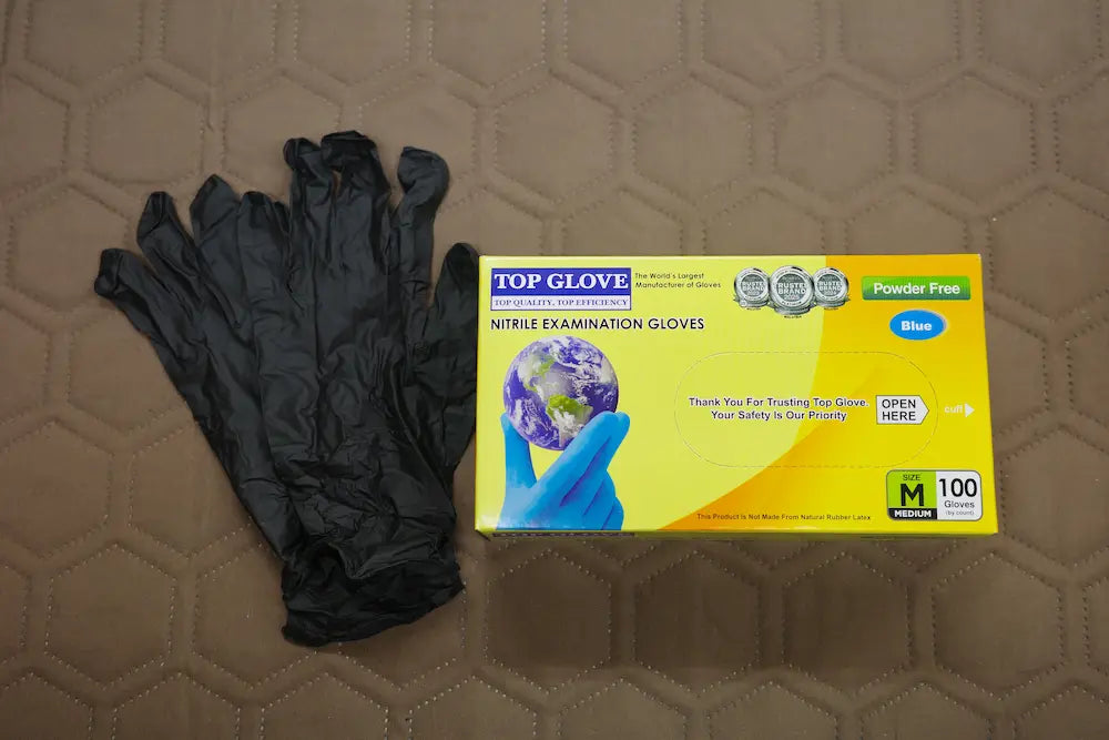 TOP GLOVE ニトリルグローブ ブラック