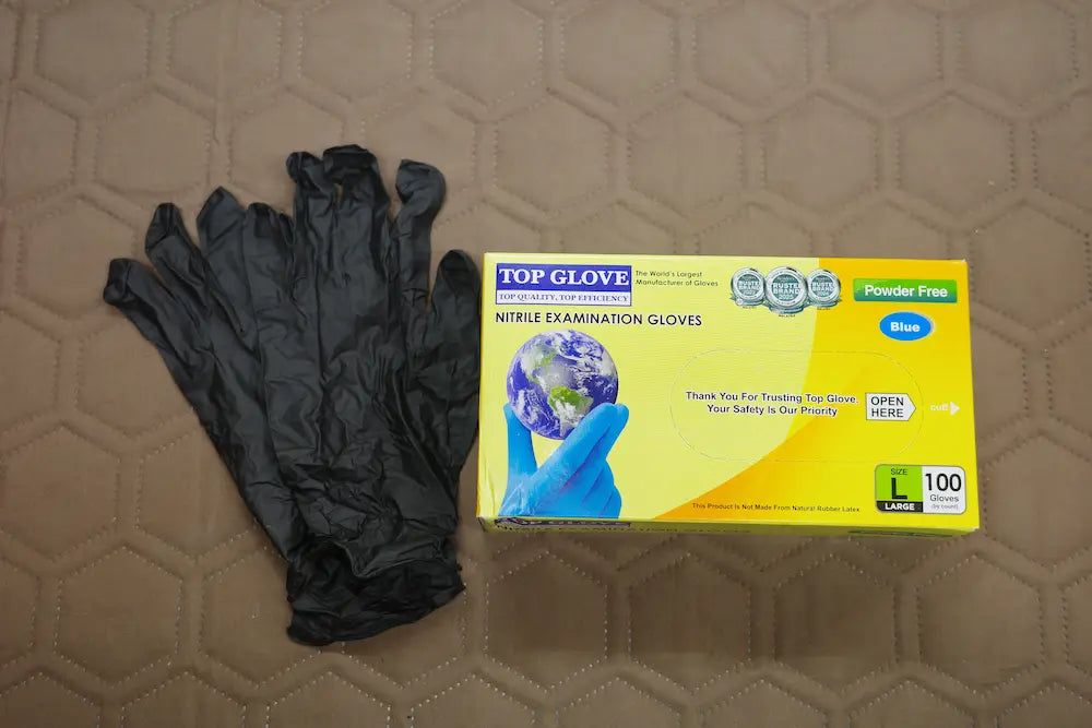 TOP GLOVE ニトリルグローブ ブラック