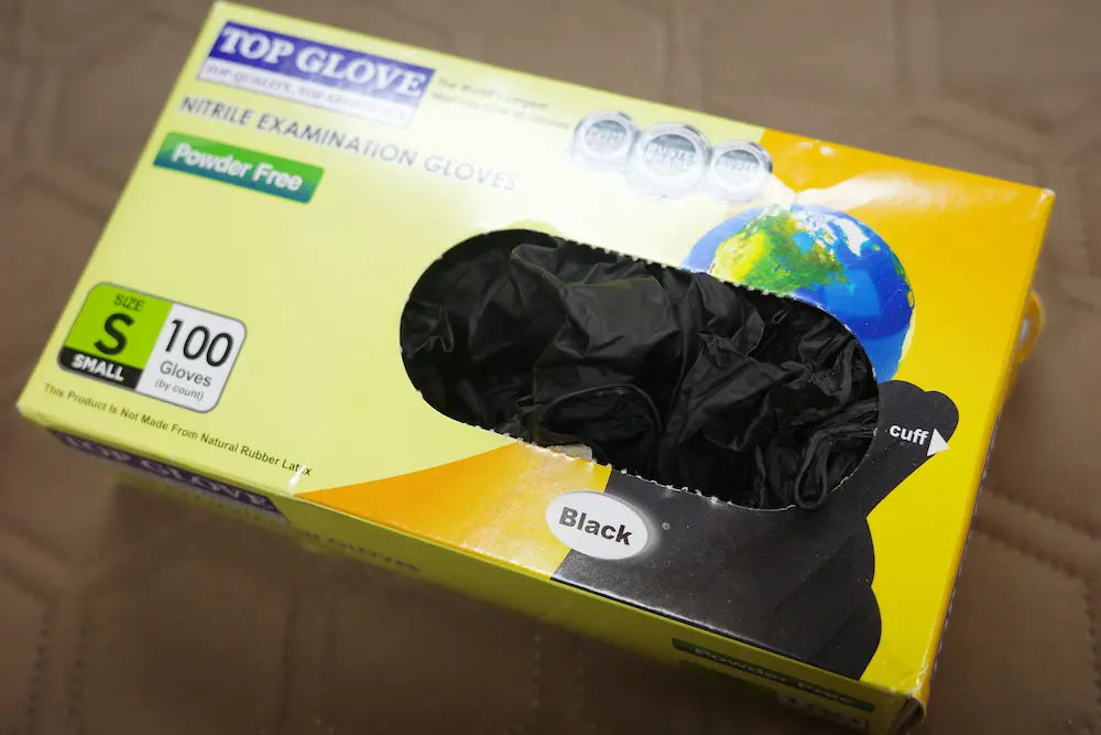 TOP GLOVE ニトリルグローブ ブラック