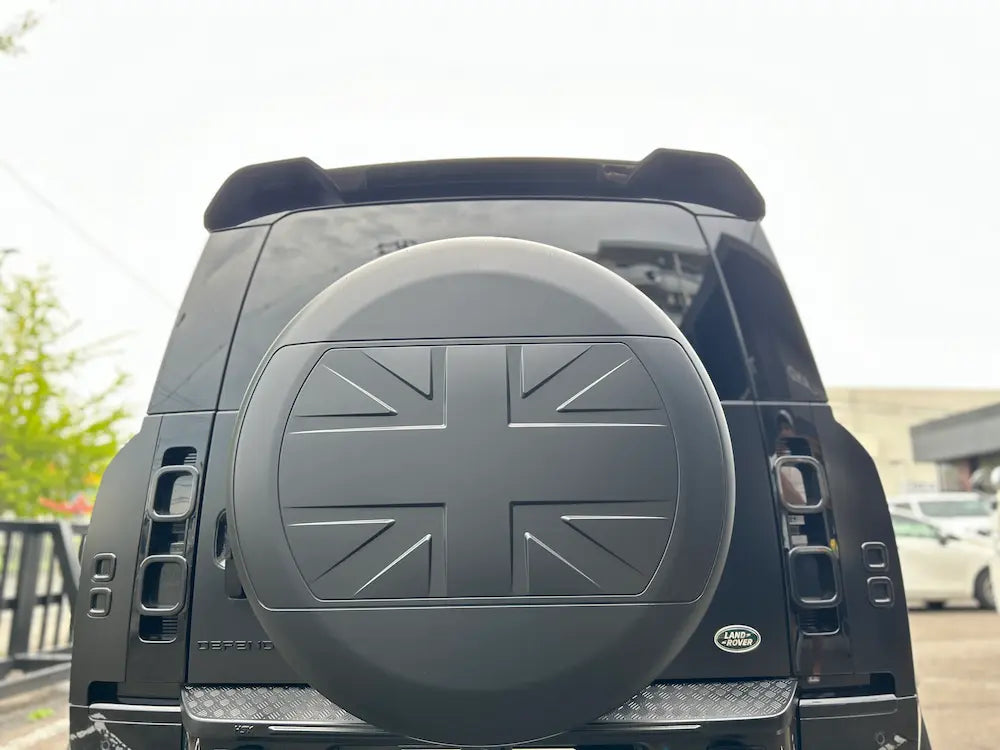 新型ディフェンダー ディフェンダー110 90 130 L633  スペアタイヤカバー スペアホイールカバー ユニオンジャック DEFENDER