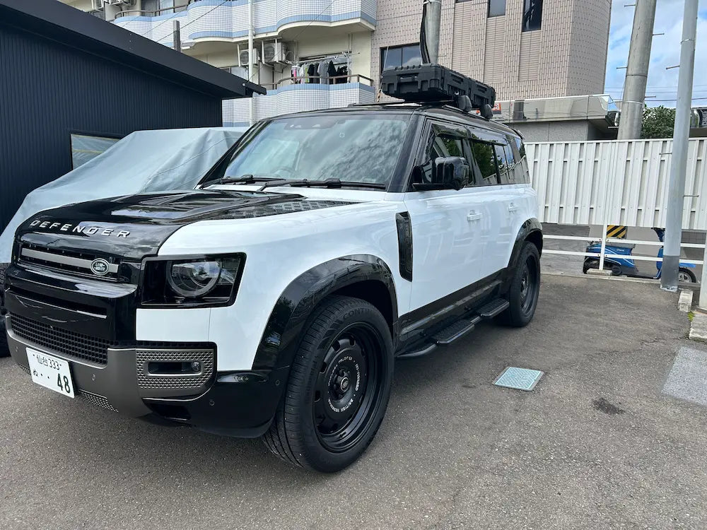 ディフェンダー　サイドステップ　純正ステップ　ステップ　URBAN 電動サイドステップ　ディフェンダー110