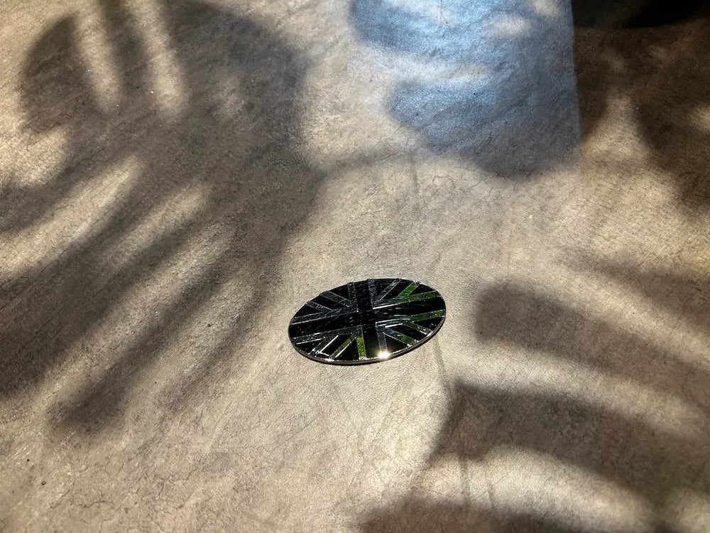 ディフェンダー 110 90 130 ユニオンジャック オーバルバッチ 擬似七宝焼き 日本製