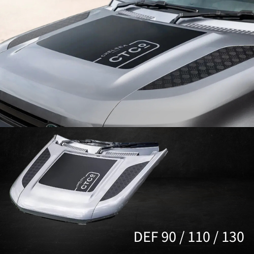 新型ディフェンダー ディフェンダー110 90 130 L663 ボンネットデカール チェルシー KAHN Chelsea DEFENDER