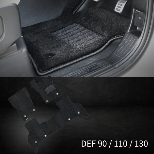 ランドローバー ディフェンダー 110 90 130 インテリア フロアマット プレミアムカーペットマット 車内 カスタム URBAN