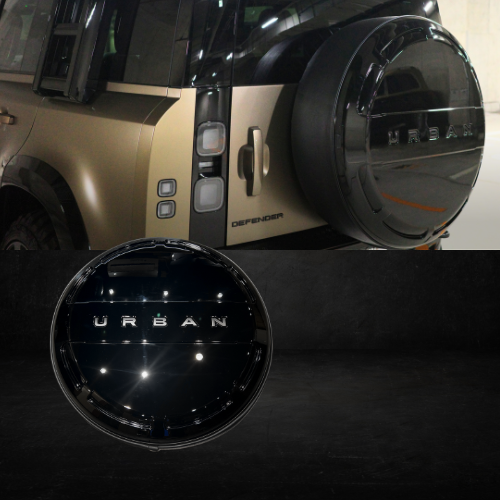 ランドローバー110 90 130 ディフェンダー DEFENDER URBAN スペアタイヤカバー スペアホイールカバー ハードカバー カスタムパーツ