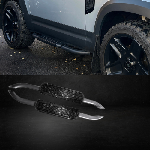 ランドローバー ディフェンダー90 サイドステップ 固定サイドステップ 電動サイドステップ チェッカー